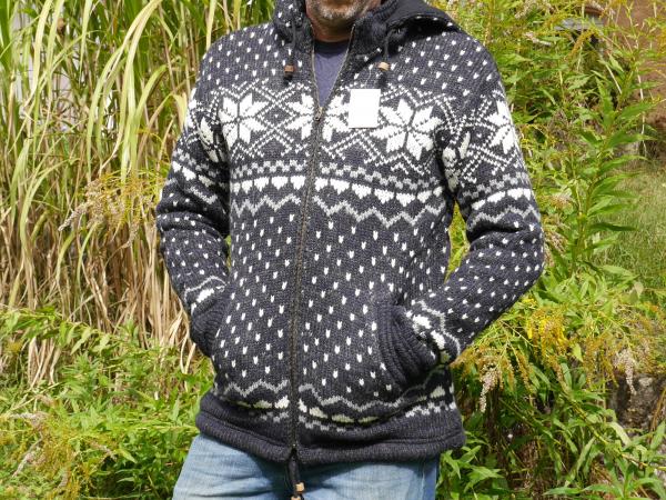 Wolljacke aus Schafswolle